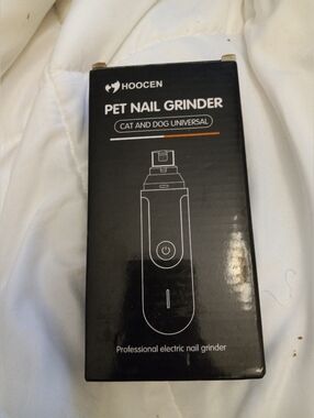 Hoocen Pet Nail Grinder - Black